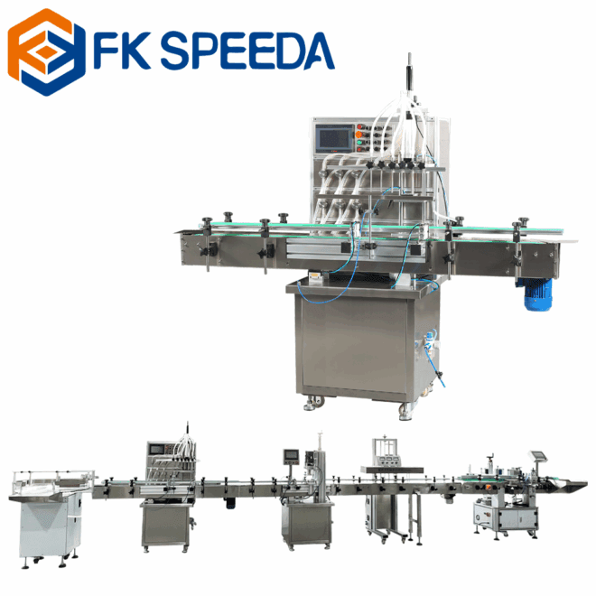Automatic 6 head liquid filling machine - Image 2