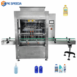 Automatic servo 6 head filling machine