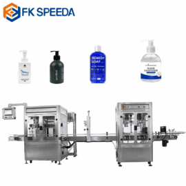 Automatic tracking liquid filling machine
