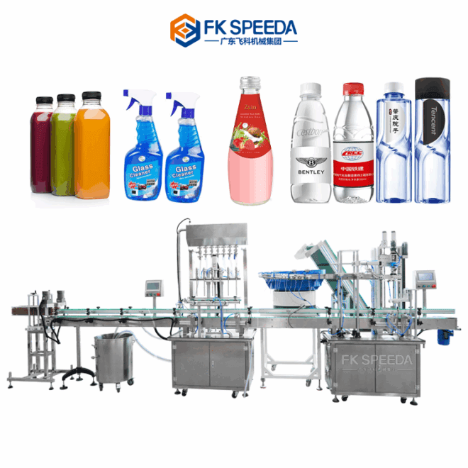 FK-6ZL Automatic Multiple Nozzle Liquid Filling Machine - Image 2