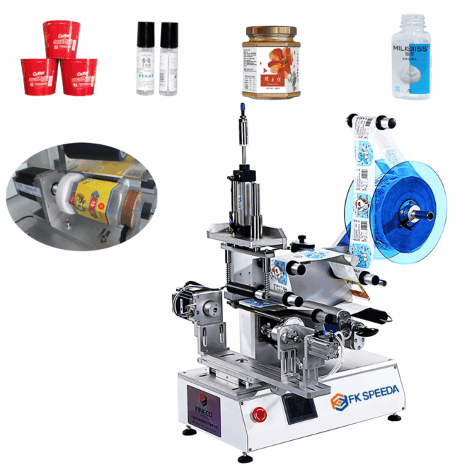 FK616 Semi Automatic 360° Rolling Labeling Machine - Image 3