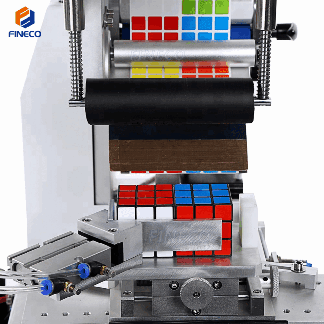 FK617 Semi automatic Plane Rolling Labeling Machine - Image 3