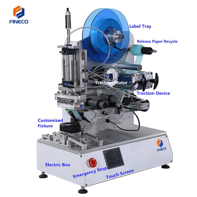 FK618 Semi Automatic High Precision Plane Labeling Machine - Image 2