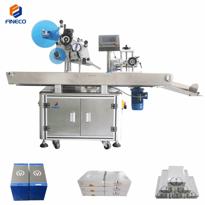 FK815 Automatic Side Corner Sealing Label Labeling Machine