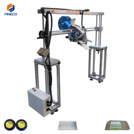 FK838 Automatic Plane Production Line Labeling Machine with Gantry Stand