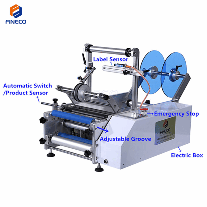 Semi-Automatic Round Bottle Labeling Machine - Image 2