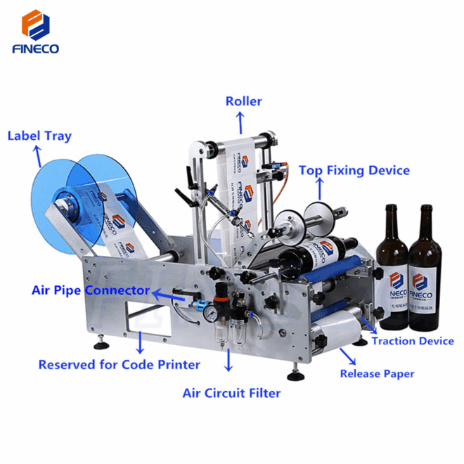 Semi-Automatic Round Bottle Labeling Machine - Image 3